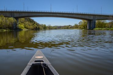 The Fairway bridge to paddle under