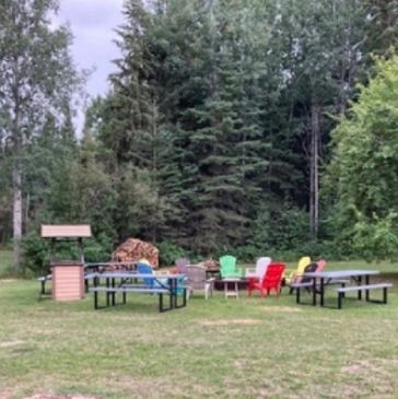 Fire pit area