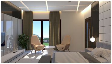 Luxury Bed Room Interior Design