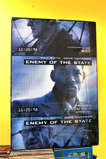Enemy of The State 27x40" official theater and street poster.  