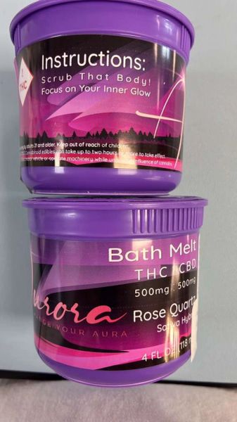 Aurora Bath Melt — Rose Quartz