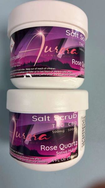 Aurora Salt Scrub — Rose Quartz