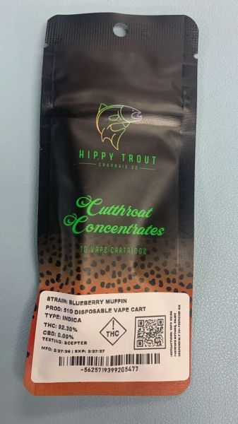 Hippy Trout-Blueberry Muffin 1G Cart