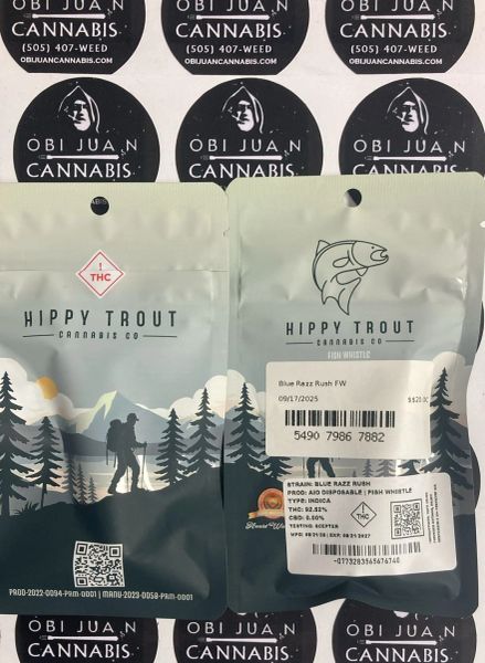 Hippy Trout 1G Blue Razz Rush Dispo