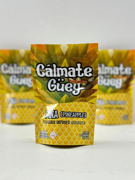 Calmate Guey Pineapple Gummies 100mg