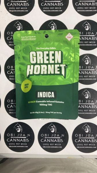 Green Hornet Indica 100mg.