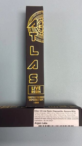 Atlas 1G Live Resin — Banana Blitz