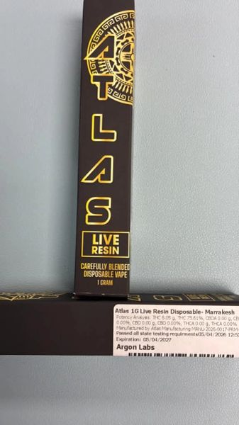 Atlas 1G Live Resin — Marrakesh