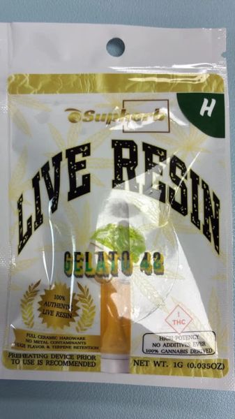 Superherb 1G Live Resin — Gelato 42