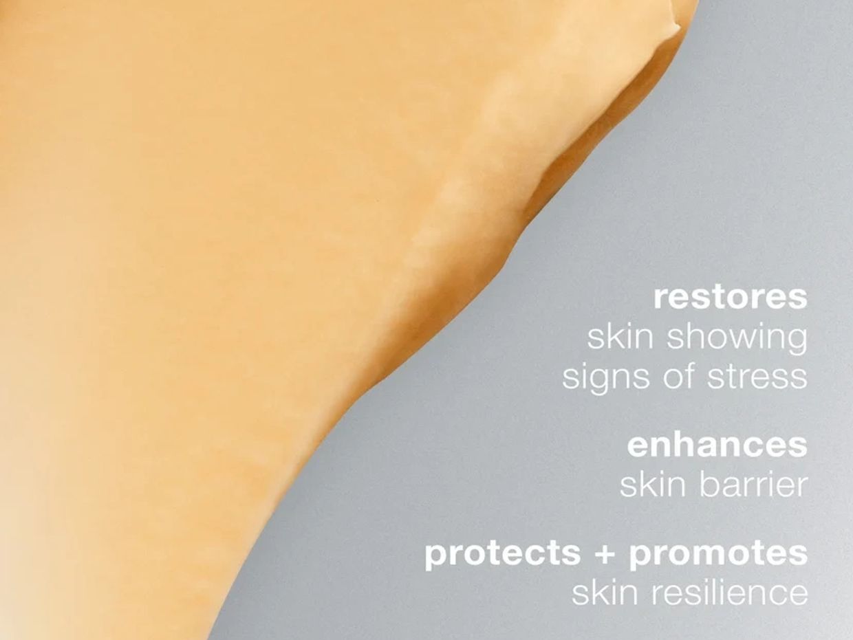 Skin benefits: restores, enhances, protects, and promotes.