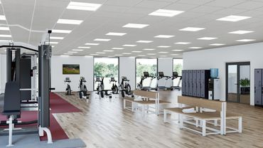 3d gym render