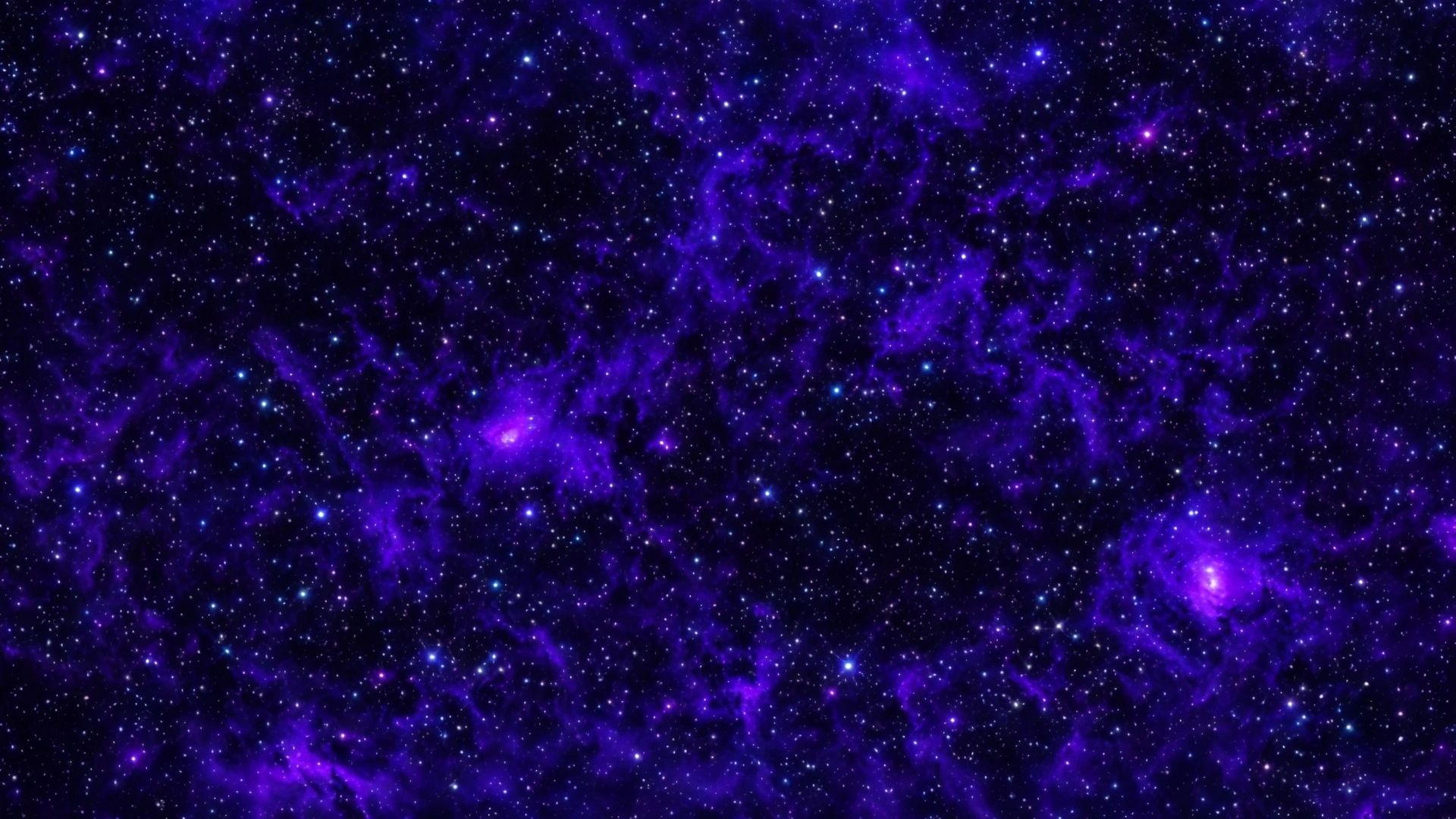 A vibrant purple galaxy filled with countless stars and nebulae.