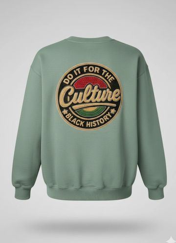 For the CULTURE
(Sweater color change upon request)