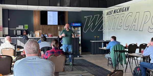 Steve Shelton providing a stress and burnout seminar