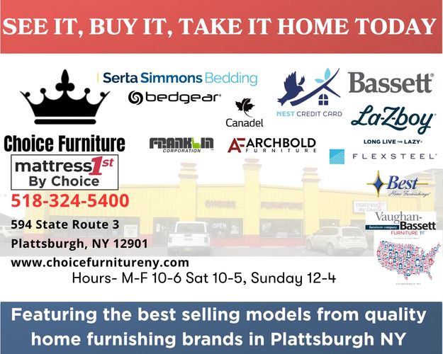 Choice Furniture in Plattsburgh NY 