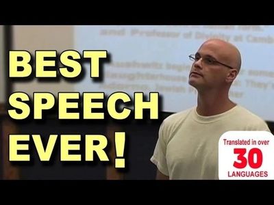 Watch & listen to this the best speech ever. Don't miss this video!