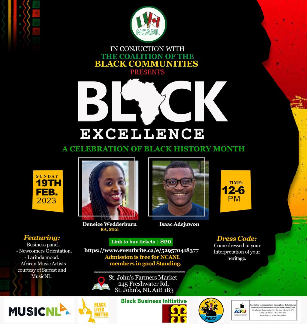 Official Flyer _ 2023 Black History Month - BLACK EXCELLENCE 