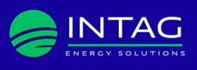 INTAG Energy Solutions logo with green and blue colors.