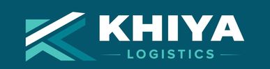 Logo of Khiya Logistics with a stylized 'K' and bold text.