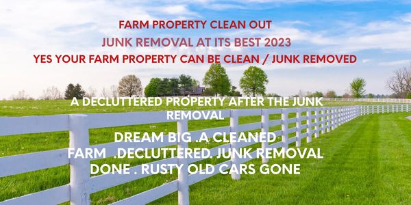 Junk Removal. After a Clean Out. Clutter Clean Out/ Junk hauling. Junk to pretty  