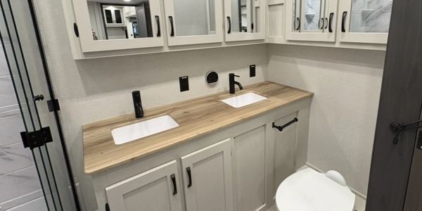 RV bathroom and plumbing inspection and water leak repair service in Des Moines and central Iowa