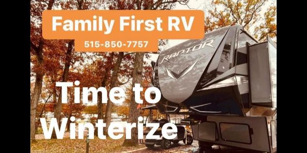 Mobile RV winterization service & pre-winter inspection for camper in Des Moines in Central Iowa