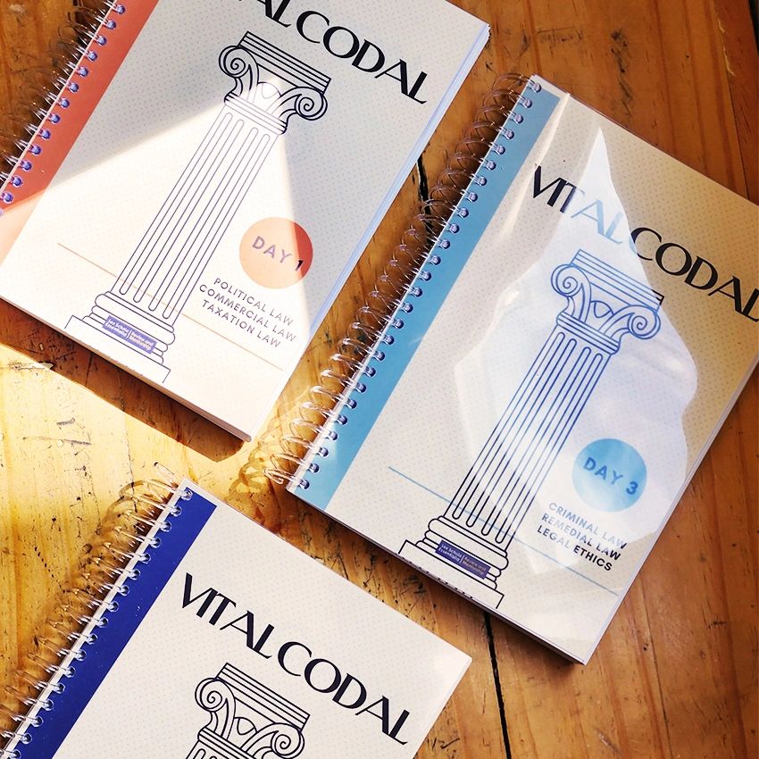 Consti Codal Vital Codal (All codal provisions for the 2026 Bar Exam) (Variant Type ...