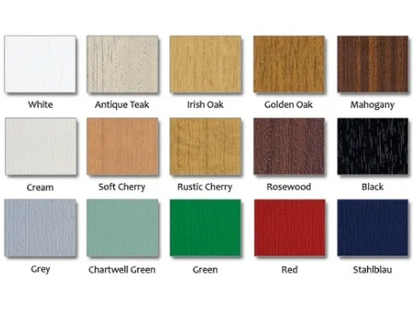 uPVC Windows colour chart - The Window People - Huddersfield