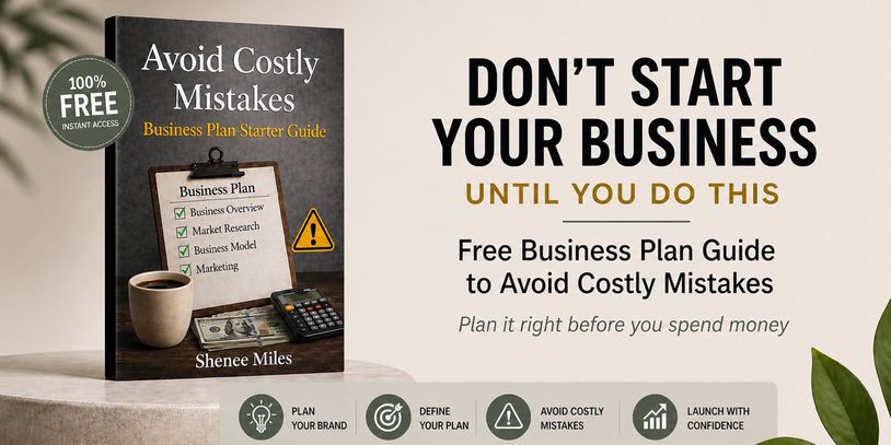 Free business plan guide to avoid costly mistakes before starting your business.