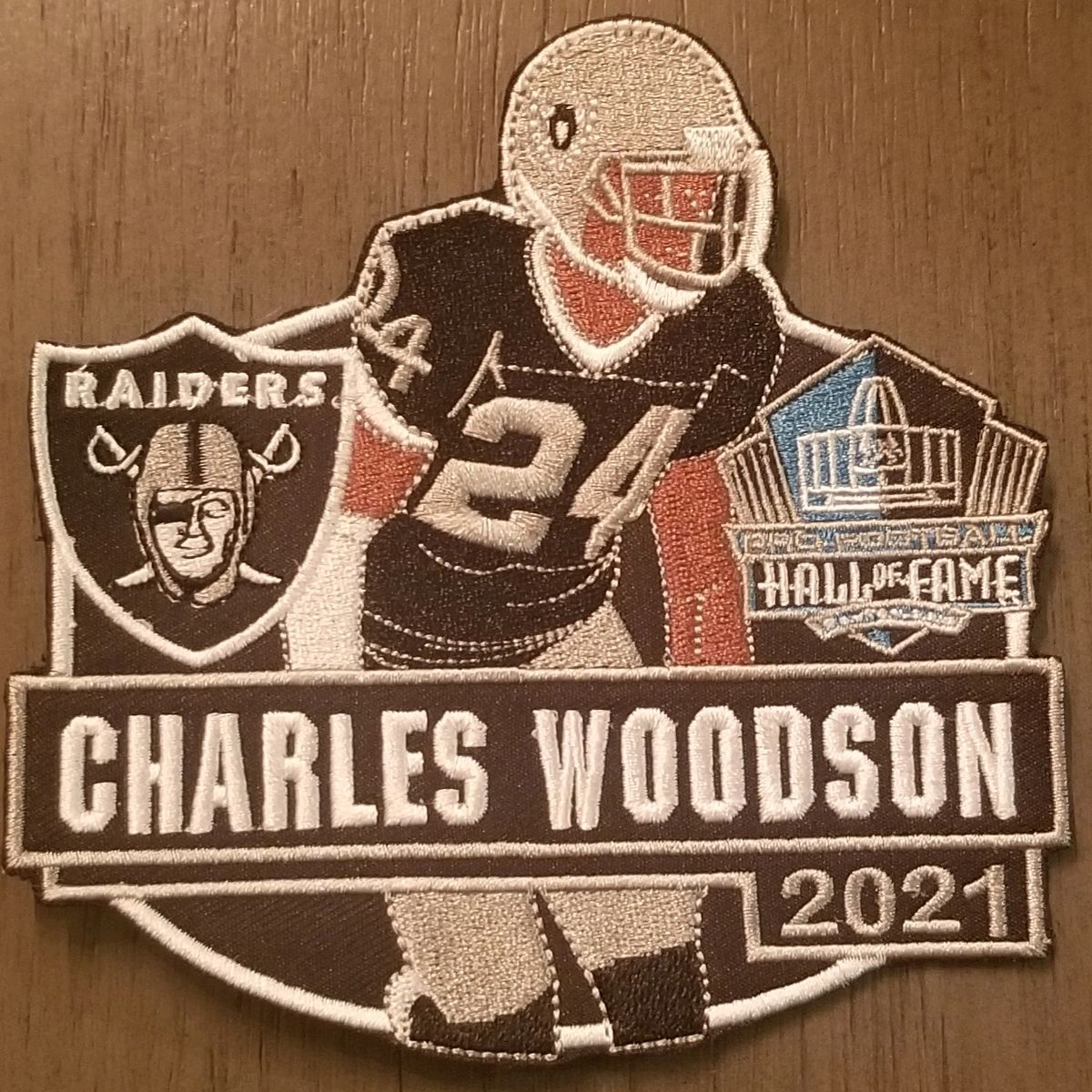 Charles Woodson Hall of Fame Patch