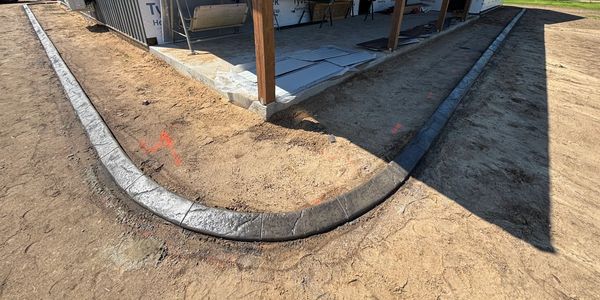 Concrete custom edging or concrete decorative irving in Nisswa MN