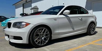 BMW 135i for diagnostics and repair at DRCFargo in North Dakota