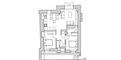 The Booty floor plan