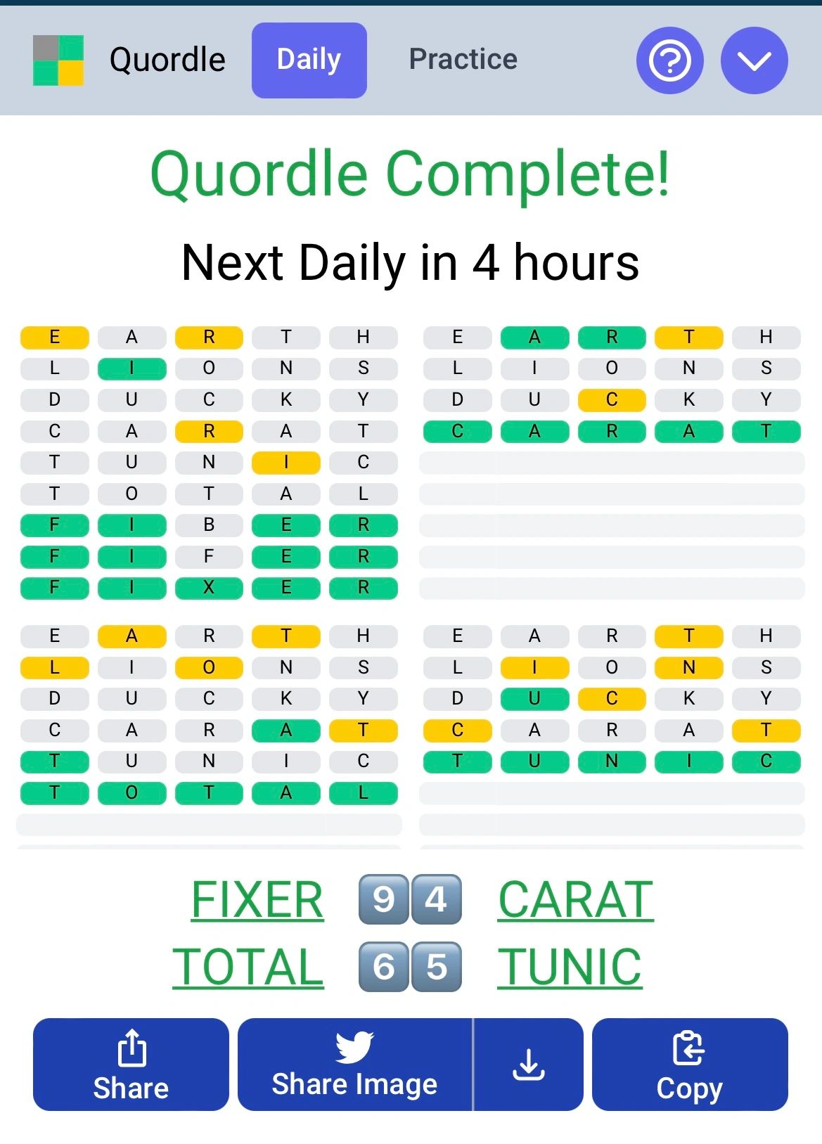 Weekly Quordle Competition Quordleleaderboard