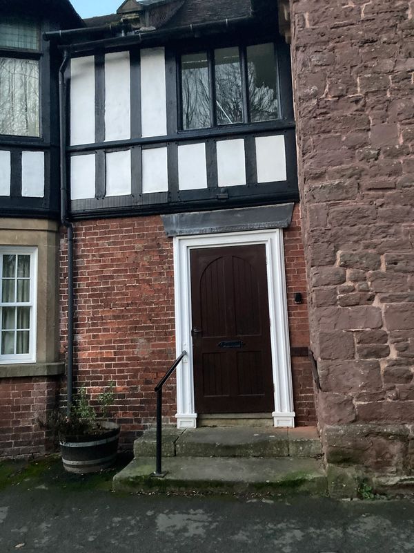 Entrance door at the Rock the Home click and collect pick up location in Condover, Shropshire