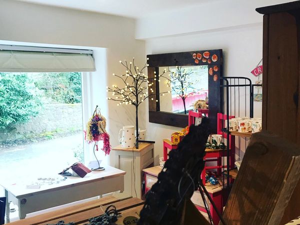 Interior of Condover Furniture, Homewares and Gifts shop in Condover, Shropshire