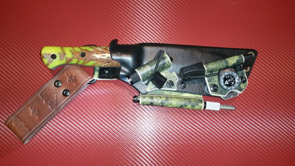 Custom Kydex Sheath Yellow Hawk Customs Outdoors