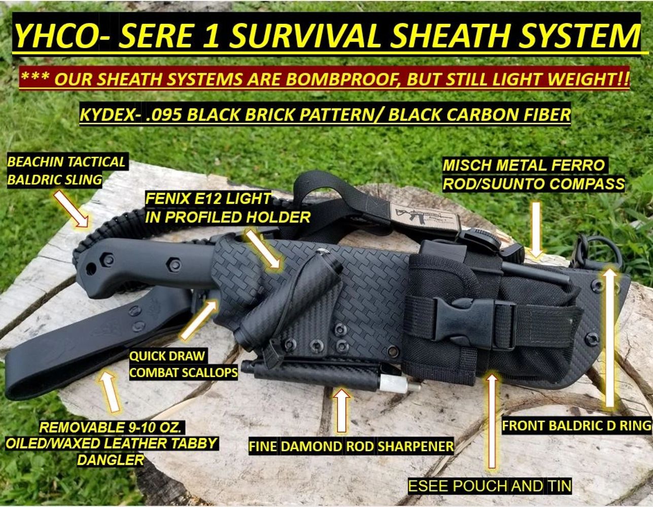 Cold Steel Drop Forged SURVIVALIST Scout carry custom Pancake