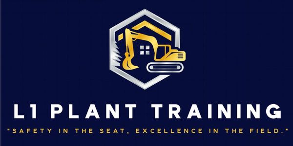 L1 plant training logo, yellow digger 