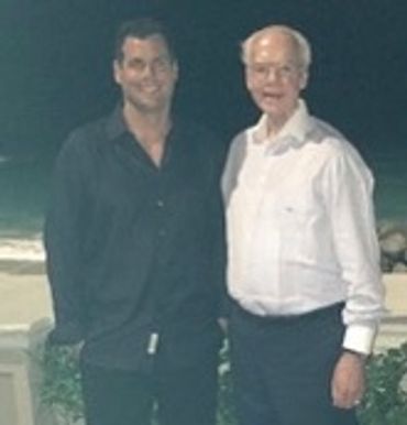 With Pops on New Years eve at the Breakers Hotel  in Palm Beach, 
