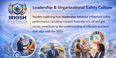Image highlighting leadership and safety culture in organizations with professionals collaborating.