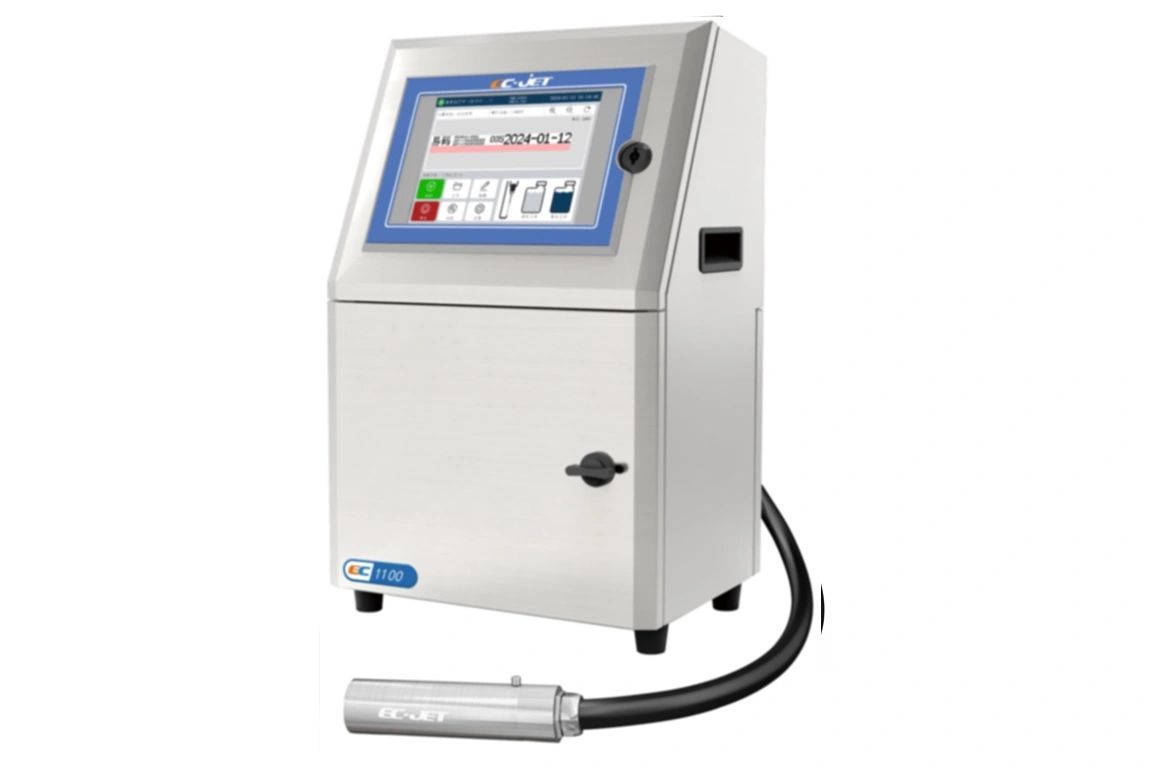 EC-JET 1100 endüstriyel inkjet kodlama sistemi