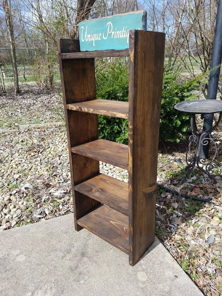 Rustic Ladder Shelf