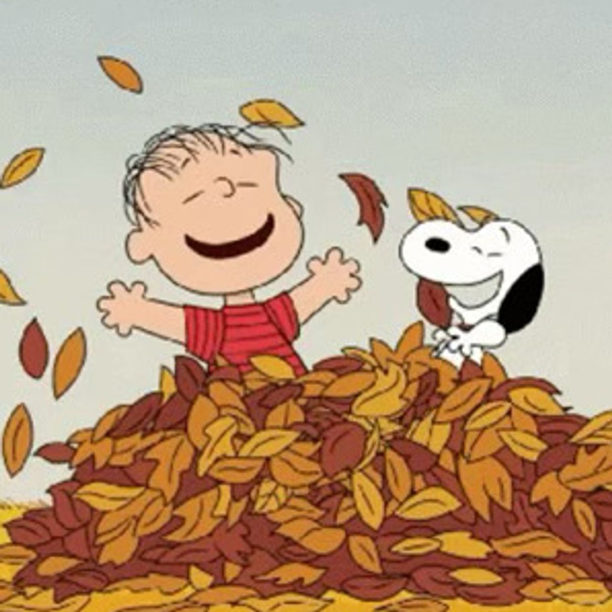 Charlie Brown & Snoopy Enjoy Fall As Do I