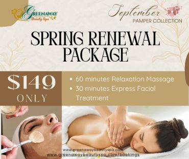 Spring Renewal Package at Greenaway Beauty Spa for $149.