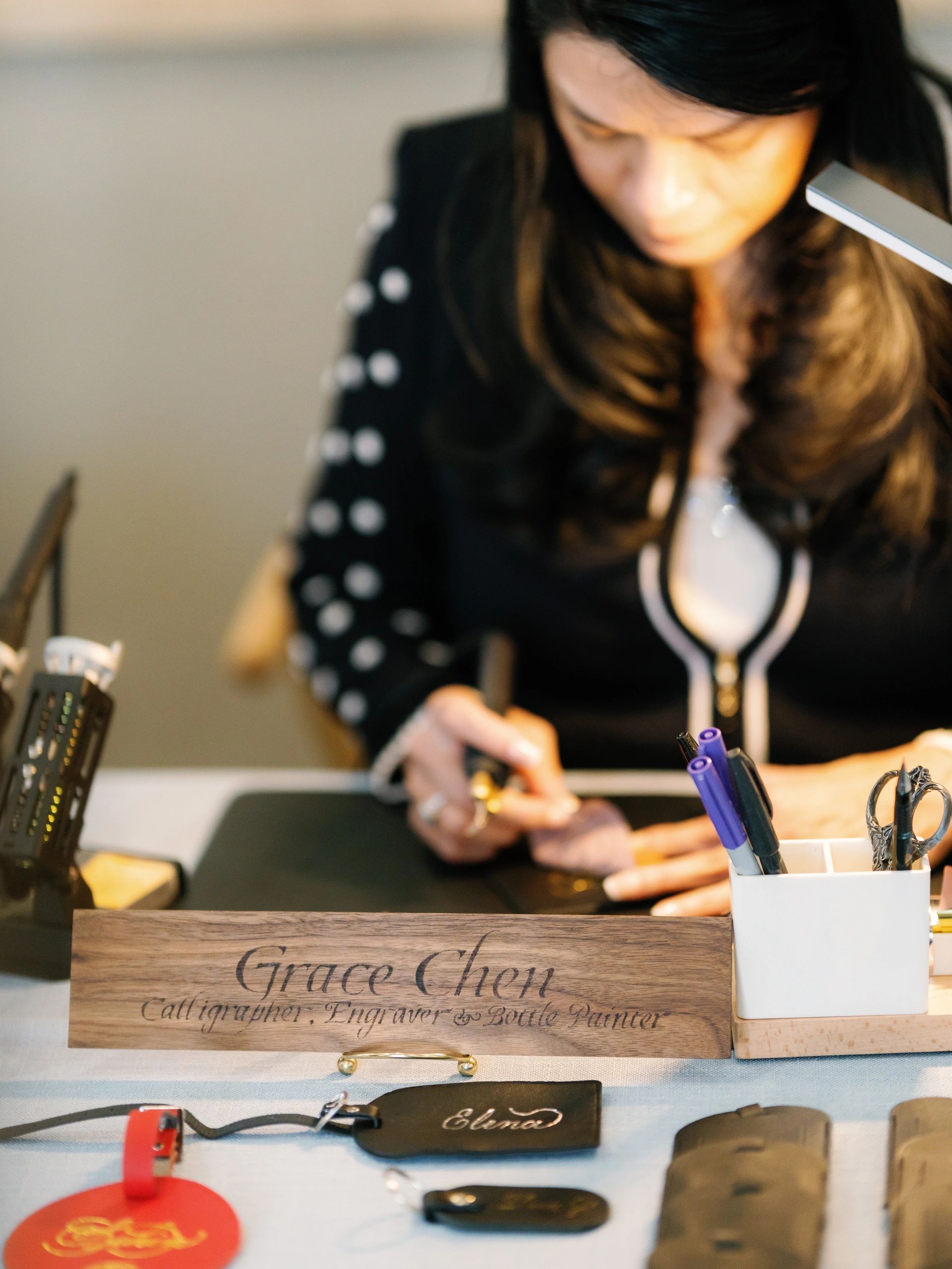 Las Vegas Calligrapher|Engraver|Hot Foiling|Painting for Live and Corporate Events and Conventions