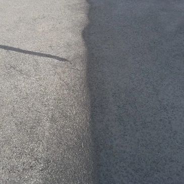 before and after of a driveway