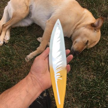  I thought to myself, Can I imprint this feather into the mirror.. Yes I can! #GlassMirrorsFeathers 