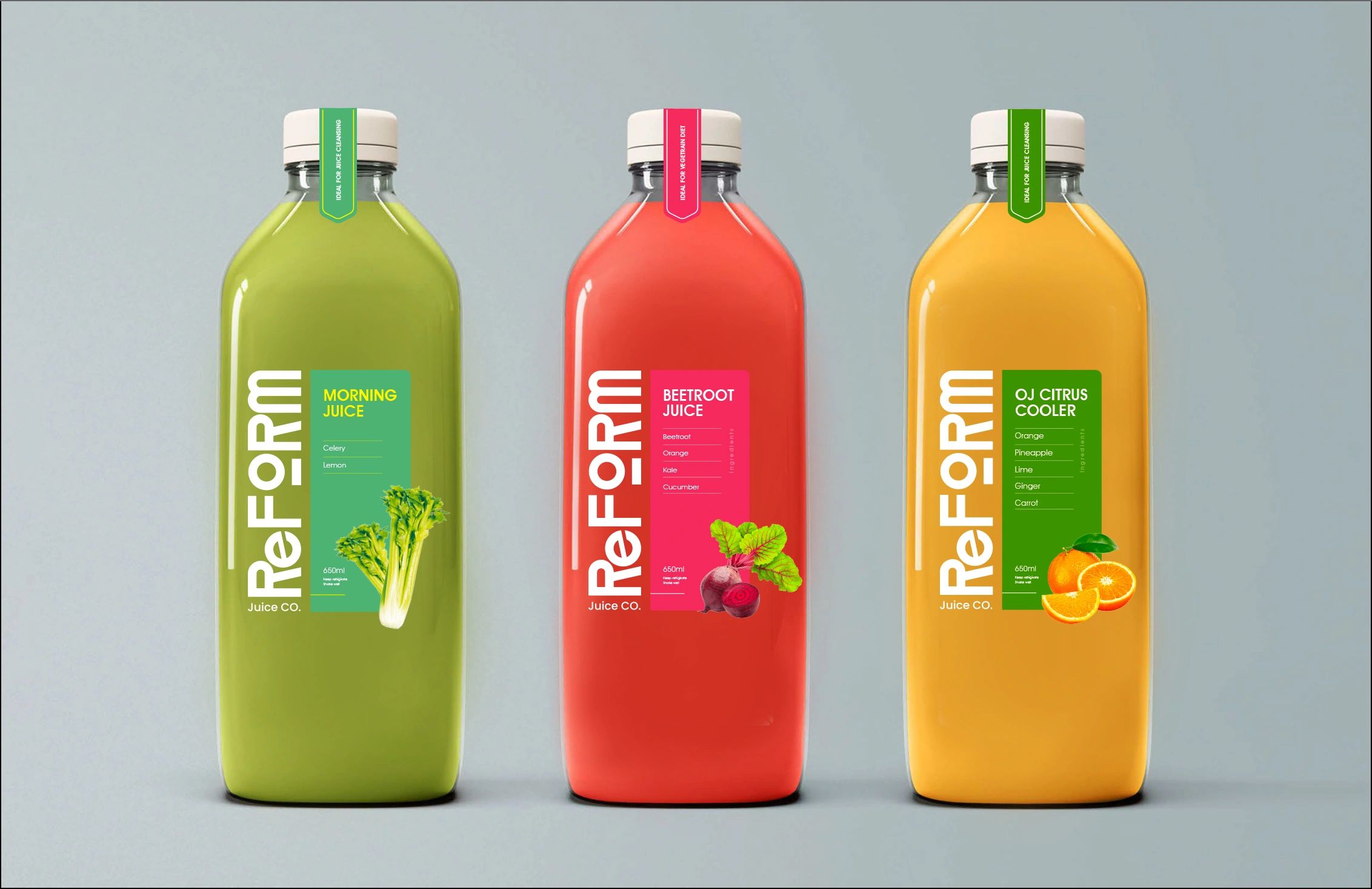 Vegetable Juice Jars : juice packaging design