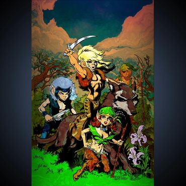 Leroy Binks colorist
Wendy Pini line art
Elfquest #1